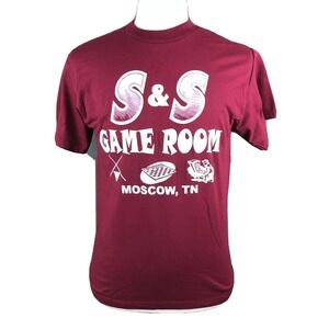 S&S Game Room Moscow Tennessee Arcade Video Game T-Shirt Vintage 90s Size Medium
